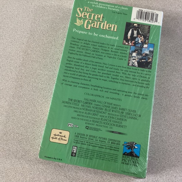 VHS unopened The Secret Garden based on the classic children’s classic b… - Picture 2 of 2